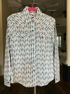 Cruel Girls Western Long sleeve Girls Button Up shirt Size 8 - Picture 1 of 3