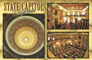 Postcard California Sacramento State Capitol Building Interior MINT Unused - Picture 1 of 1