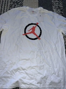 NWT Men's JORDAN Flight MVP White T-Shirt Sz M $37 DV8436-100 - Picture 1 of 2