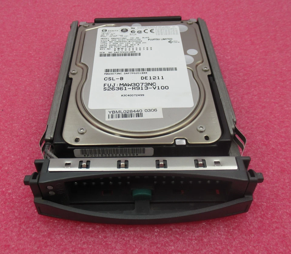 Fujitsu MAW3073NC CA06550-B13700SE 73GB 10000RPM U320 8MB 3.5" Hot-Swap HDD - Image 1 of 4