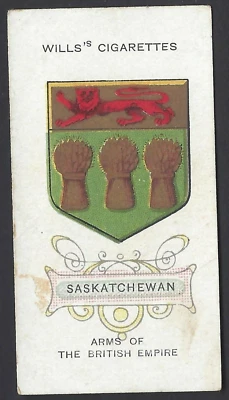 WILLS (AUS) - ARMS OF THE BRITISH EMPIRE (SPECIALITIES) - #30 SASKATCHEWAN - Image 1 of 2