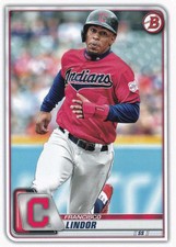 2020 Bowman #4 Francisco Lindor Indians
