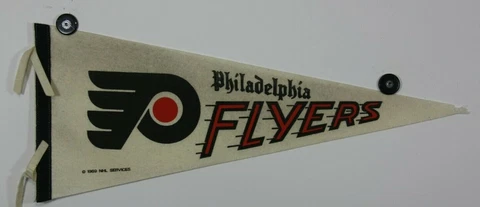 Vintage 1969 Philadelphia Flyers 30x12 Pennant Cover