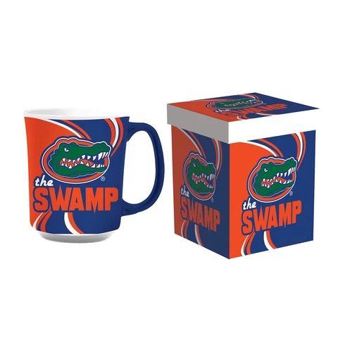 Florida Gators 14 Ounce Ceramic Mug with Matching Box Cover