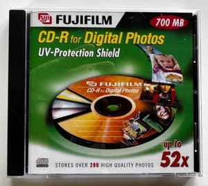 FUJIFILM CD-R mit UV-Schutz für sichere Speicherung von Fotos / 52x / NEU! - Bild 1 von 5