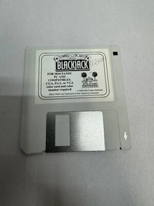 Edward O. Thorp's Real Blackjack Vintage 1990 DOS PC Game - Picture 1 of 2