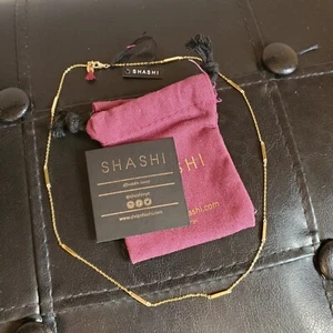 Shashi günstige Luxus Gold Stück Halskette - Bild 1 von 6