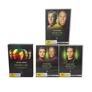 Star Trek Captain's Log Fan Collective 2007 DVD 5 Disc Set PG R4 PAL - Picture 1 of 9