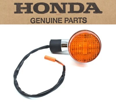 Left Front Turn Signal 04-24 VT750C/CS/CA Aero Blinker Honda Genuine OEM #E287 - Image 1 of 4