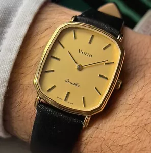 Orologio Meccanico Vintage Vetta Ellipse Manual Winding Box Vetta Card Vetta - Foto 1 di 21