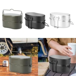Lunch Box Work Outdoor Activities Tableware Vintage Design Bento Lunch Box - Picture 1 of 22