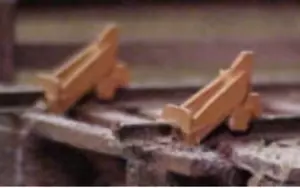 Tomar Ind H.O. Scale H-803 Bumper - Hayes Wheel Stops - 4 pkg - Picture 1 of 1