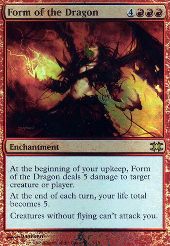 MTG Magic - Form of the Dragon - From the Vault: Dragons - Rare - Foil Near Mint - Image 1 of 1