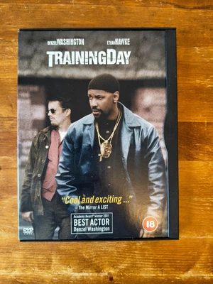 Training Day (DVD, 2001) • PAL R2 • 18 • Tested • Ex-Rental Disc + Insert - Image 1 of 4