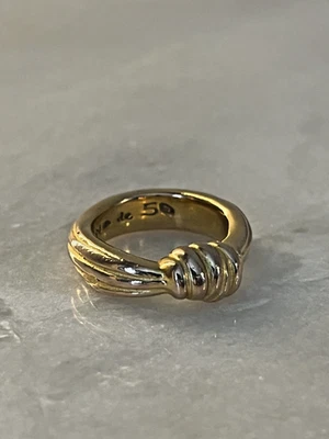 RARO - Auténtico UNO de 50 NUDO Elementos Azules Cristal Plata UNISEX TALLA 7 Foto 1 de 4