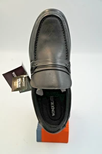 Wonderlite Men’s Walter Black Leather Slip-on Loafers Dress Shoes 36409 Size 11M - Picture 1 of 10