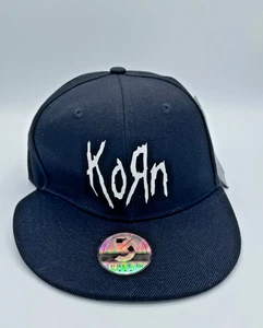 Cappello berretto a scatto THREE IN KORN metallo pesante classico logo nuovo con etichetta - Foto 1 di 4