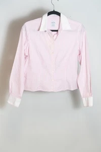 Brooks Brothers Damengröße 10P klassisches geknöpftes Anziehhemd bügelfrei Stretch - Bild 1 von 12