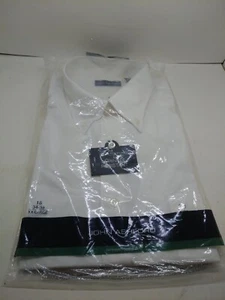 John Ashford Wrinkle Resistant Mens White Dress Shirt Sz (18)34/35 New - Picture 1 of 5