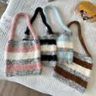 Blended Yarn Wool Knitting Shoulder Bags High-capacity Tote Bag  Student