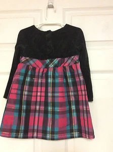 Vestido Healthtex Bebé Niñas Talla 4 T Rosa Multicolor Totalmente Forrado 53 - Imagen 1 de 7
