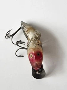 Vintage Heddon Jointed RIVER RUNT SPOOK Fishing Lure  ~  Diver SINKER Crankbait - Picture 1 of 5
