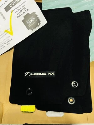 Подлинные черные напольные коврики для Lexus NX200T/300/300H 2015-2021, - Изображение 1 из 2