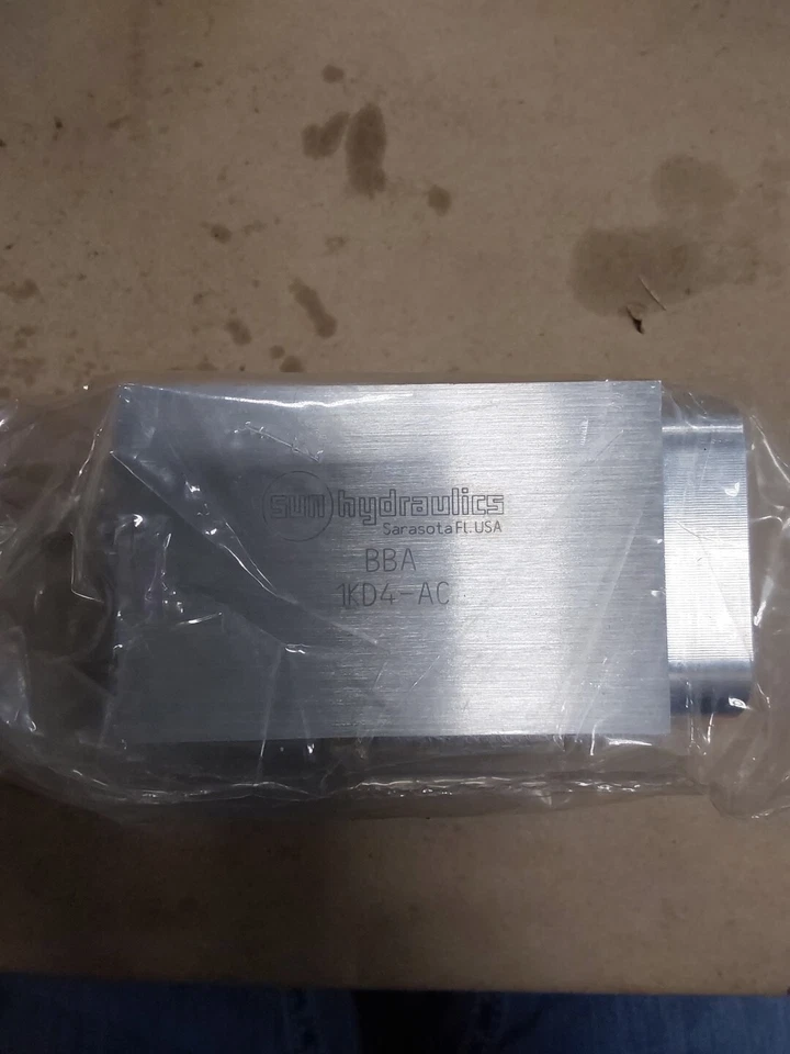 Coletor hidráulico Sun Hydraulics BBA 1KD4-AC NOVO E118 - Imagem 1 de 4