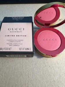 GUCCI Blush De Beauté Cheeks and Eyes 11 INTENSE RUBY 2024 Limited Edition NIB - Picture 1 of 5
