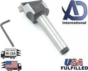 Fly Cutter MT2 Shank M10 x 1.5 Drawbar Thread With 5/16 HSS Tool Bit-USA FULFILL - Picture 1 of 6