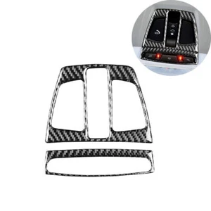 Carbon Fiber Car Roof Reading Light Panel Trim Cover For BMW X5 X6 F30 F34 15-17 - Picture 1 of 10