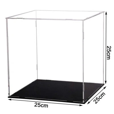 Large Acrylic Display Case Dustproof Box Perspex Clear Collectibles Models - Image 1 of 4