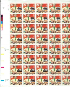 US 1993 - Full Sheet of 40 - Hank Williams Rare Perf 11.2 x 11.5, Sc 2723A, MNH - Picture 1 of 1