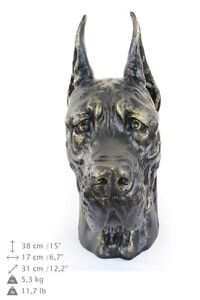 German Great Dane Cropped, Large Head Resin, Type Dog