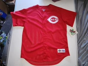 CAMISETA DE BÉISBOL CCINNATI REDS ROJA MAJESTUOSA BP GRANDE NUEVA CON ETIQUETAS - Imagen 1 de 16