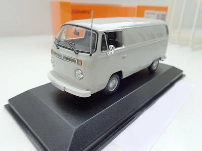 Volkswagen VW T2 B Bus Trasportatore Mini Maxichamps IN 1:43 Beige - Immagine 1 di 4