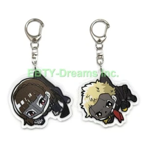 Set of 2 Persona 5 Acrylic Keychain Ryuuji Sakamoto, Makoto Niijima v1 - Picture 1 of 2