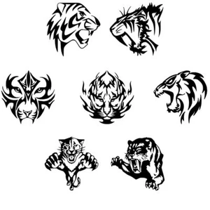 Calcomanía de vinilo Tigre pegatina ventana de coche iPhone iPad pared computadora portátil animales vendedor de EE. UU. - Imagen 1 de 12