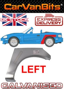 GUARDABARROS PANEL ÓXIDO PARA MAZDA MX 5 MX-5 NB 98-05 REPARACIÓN ARCO RUEDA TRASERA - Imagen 1 de 5