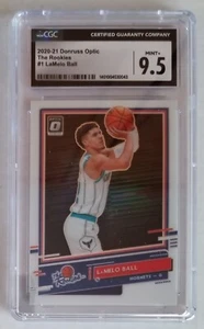 2020-21 Donruss Optic Basketball LaMelo Ball The Rookies Insert #1 CGC 9.5 - Picture 1 of 2