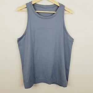LULULEMON Womens Size M or 12 Oasis Blue Swiftly Breeze Relaxed Tank Top RARE - Picture 1 of 5