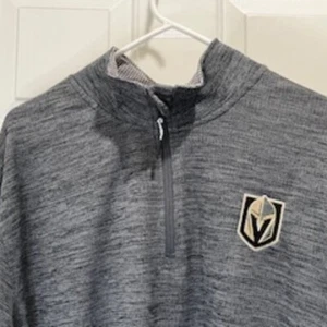 NEW NHL Las Vegas Golden Knights 1/4 Zip Lightweight Sweatshirt Mens XL - Picture 1 of 12