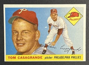 1955 Topps Tom Casagrande #167 VGEX-EX Philadelphia Phillies High Number - Picture 1 of 4