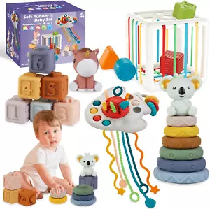 YOLOMOON Montessori Toys for Babies, Baby Toys 6-12-18 Months Shape Sorter Bi... - Picture 1 of 12