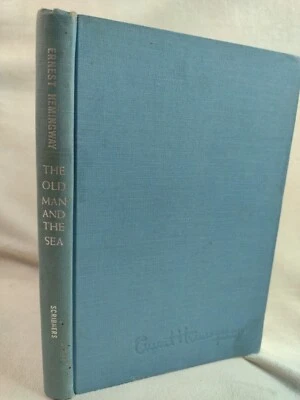 Ernest Hemingway THE OLD MAN AND THE SEA FIRST Edition, Hardcover, "A" No Dust J Foto 1 de 4