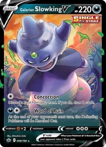 Pokémon TCG Galarian Slowking V 099/198 - Ultra Rare - Chilling Reign NM/M - Picture 1 of 1