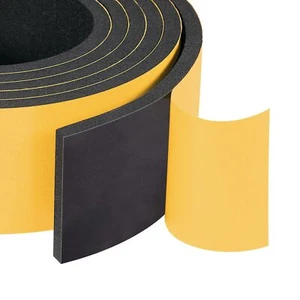 High Density Adhesive Foam Seal Tape 2 Rolls 2" W X 1/4" T, (New Adhesive Cra... - Picture 1 of 8