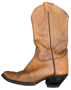 Tony Lama Marke Herren 5055 Cowboystiefel 15" hoch braun Leder Größe 9,5 EE, GPOC - Bild 1 von 9