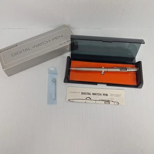 Vintage Micronta Digital Watch / Pen for Tandy Radio Shack 63-5077 New Old Stock - Picture 1 of 13