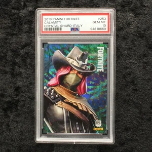 Panini Fortnite Series 1 PSA 10 Calamity #253 Crystal Shard Italy Cards - Picture 1 of 2